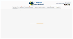 Desktop Screenshot of camping-chasselouve.com